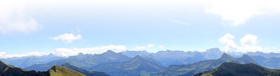 Bregenzerwald Blick von der Sünser Spitze